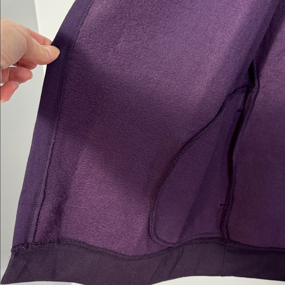 Active Life Jacket Purple Hooded Open Front Fleece Lined in Size M NWT - Picture 7 of 12